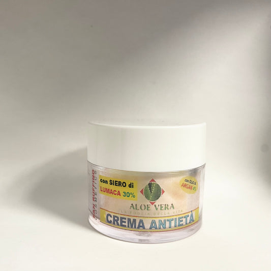 anti-aging cream with snail serum 30% and aloe vera